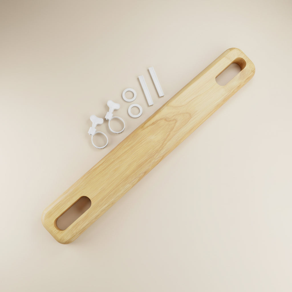 Oak wood footrest for Ikea highchair