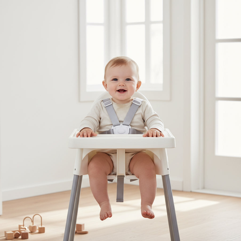 Highchair 5-Point Safety Harness Upgrade Kit – Compatible with IKEA Antilop | Prevents Standing & Climbing
