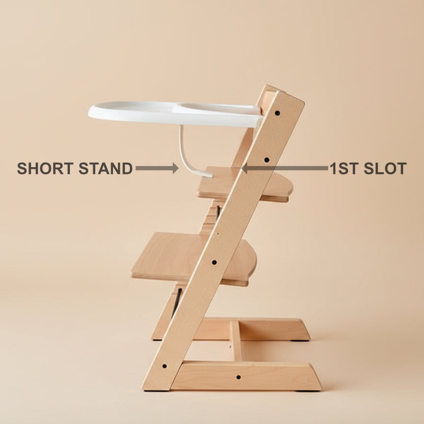 Extra Seat Space Smooth Surface High Chair Tray – Compatible with Stokke Tripp Trapp | No Baby Set Required