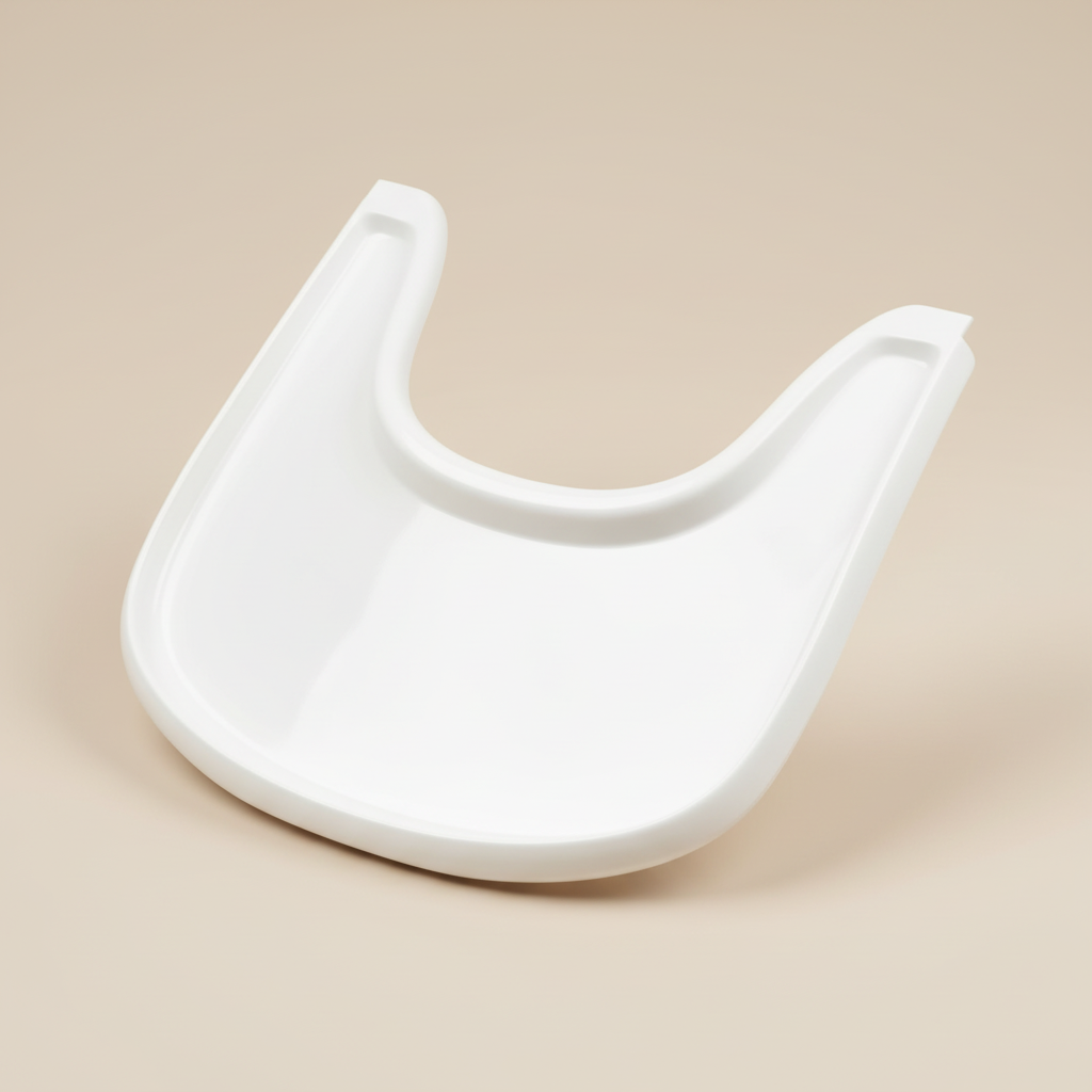 white gloss tray