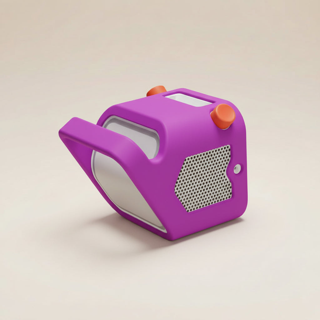 Yoto Player in purple silicon case