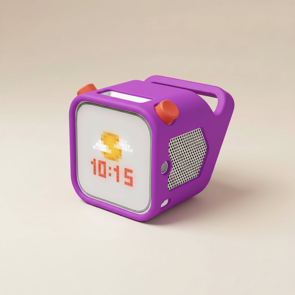 Yoto Player in purple silicon case