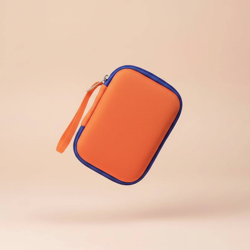 Hard Shell Travel Case – Compatible with Yoto Mini | Orange