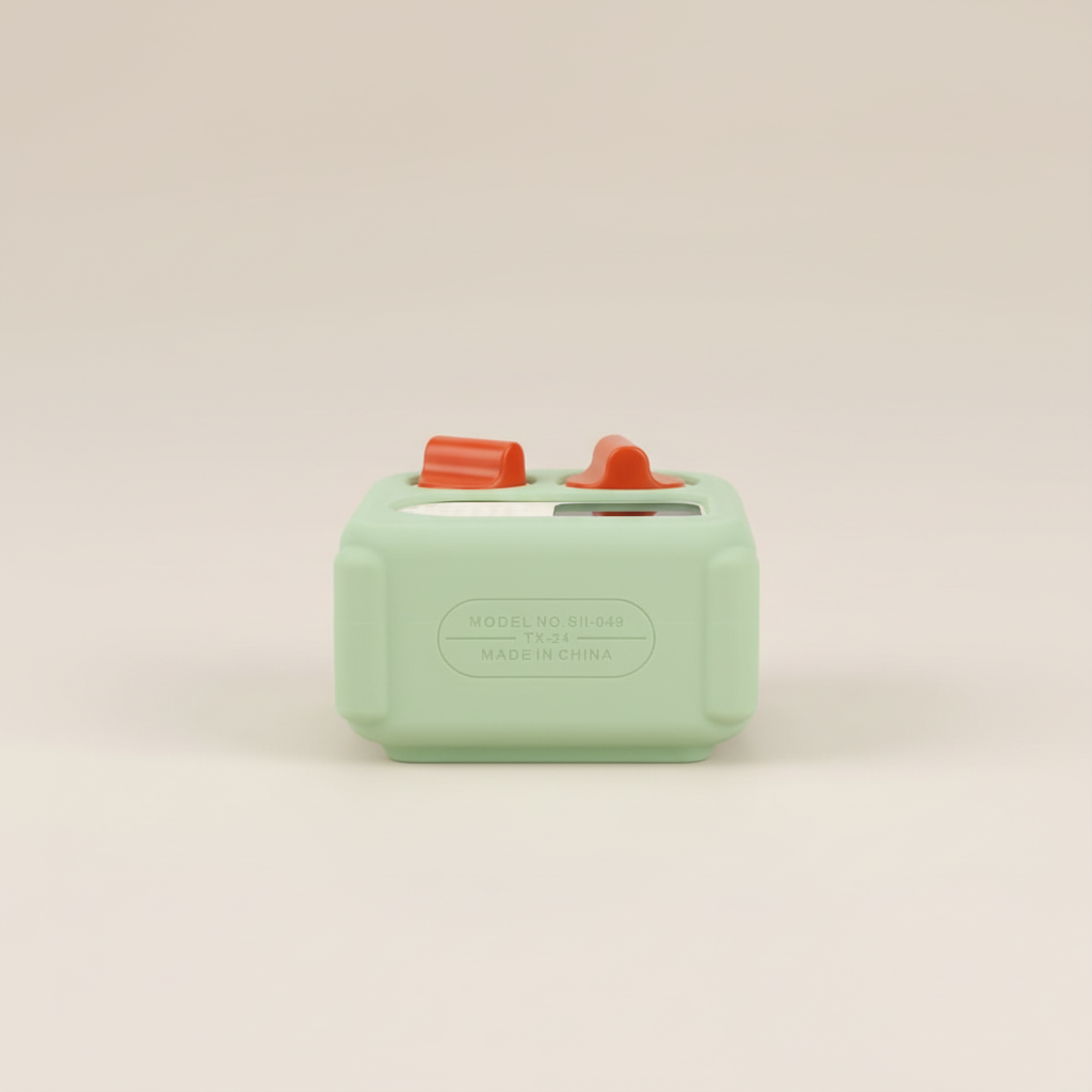 Silicone Case with Adjustable Shoulder Strap & Card Slot – Compatible with Yoto Mini | Green