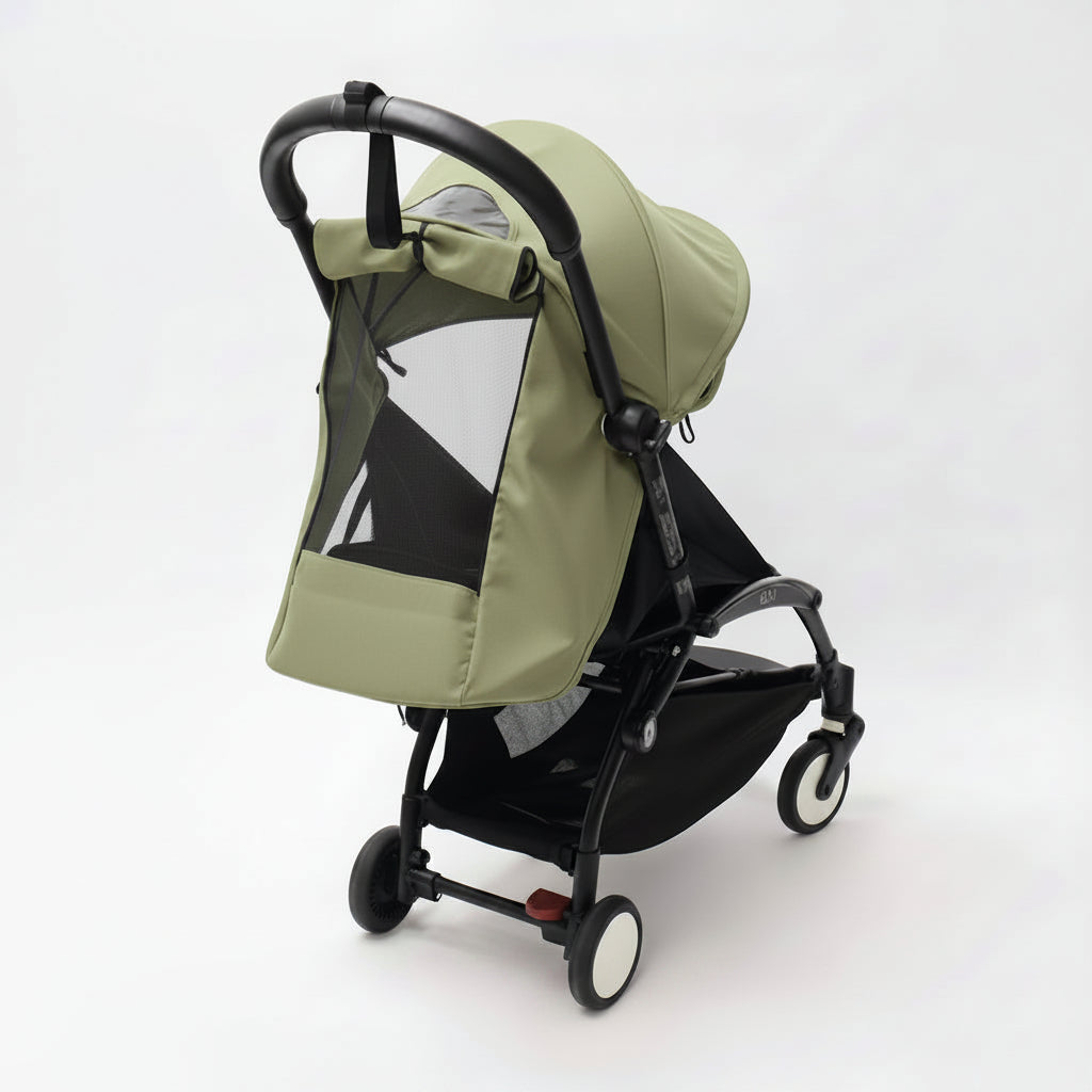 Near-Flat Recline Seat Upgrade Kit – Compatible with Stokke YOYO Prams (YOYO+ / YOYO² / YOYO³) | Olive