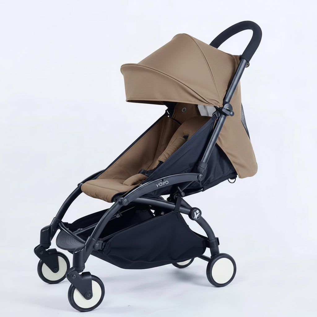 Near-Flat Recline Seat Upgrade Kit – Compatible with Stokke YOYO Prams (YOYO+ / YOYO² / YOYO³) | Toffee