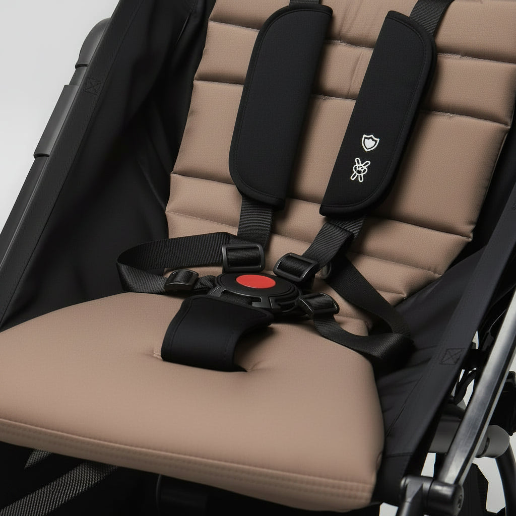 Near-Flat Recline Seat Upgrade Kit – Compatible with Stokke YOYO Prams (YOYO+ / YOYO² / YOYO³) | Toffee